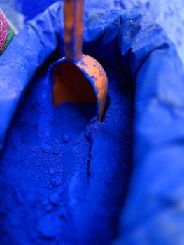 prussian blue pigment powder