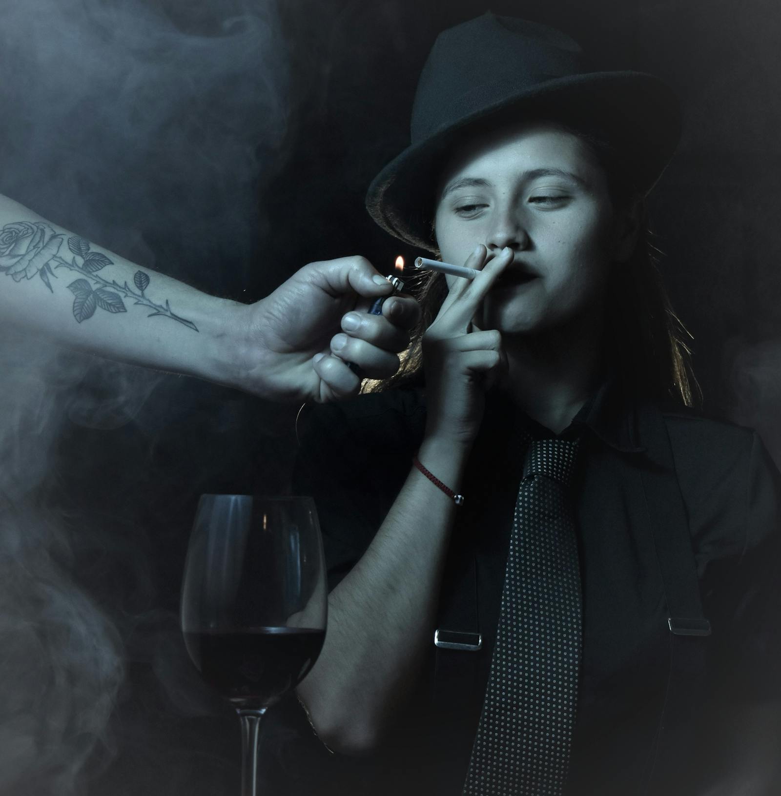 Lighting A Cigarette Photos, Download The BEST Free Lighting A