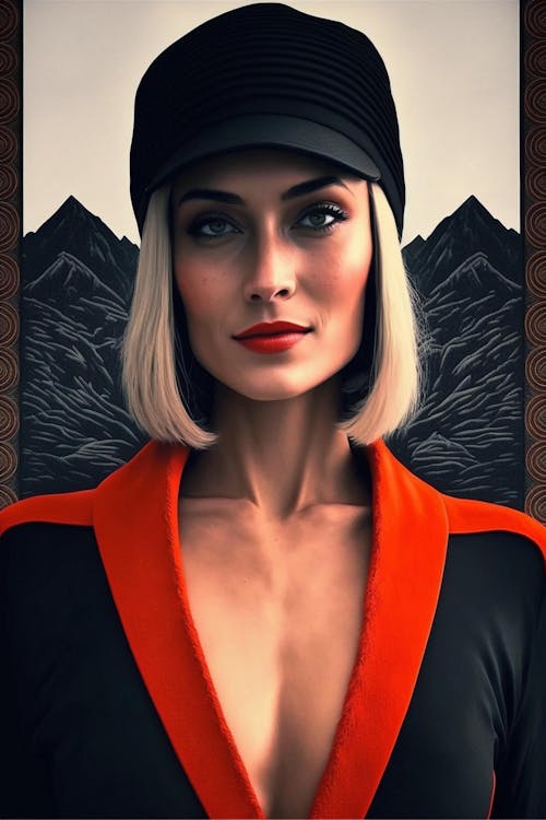 Hill tribe village in Northern Thailand with traditional houses