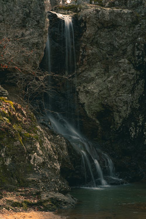 Scenic View of a Waterfall 