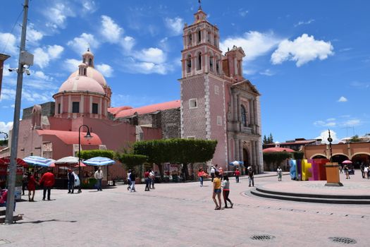 Square with Church in Town