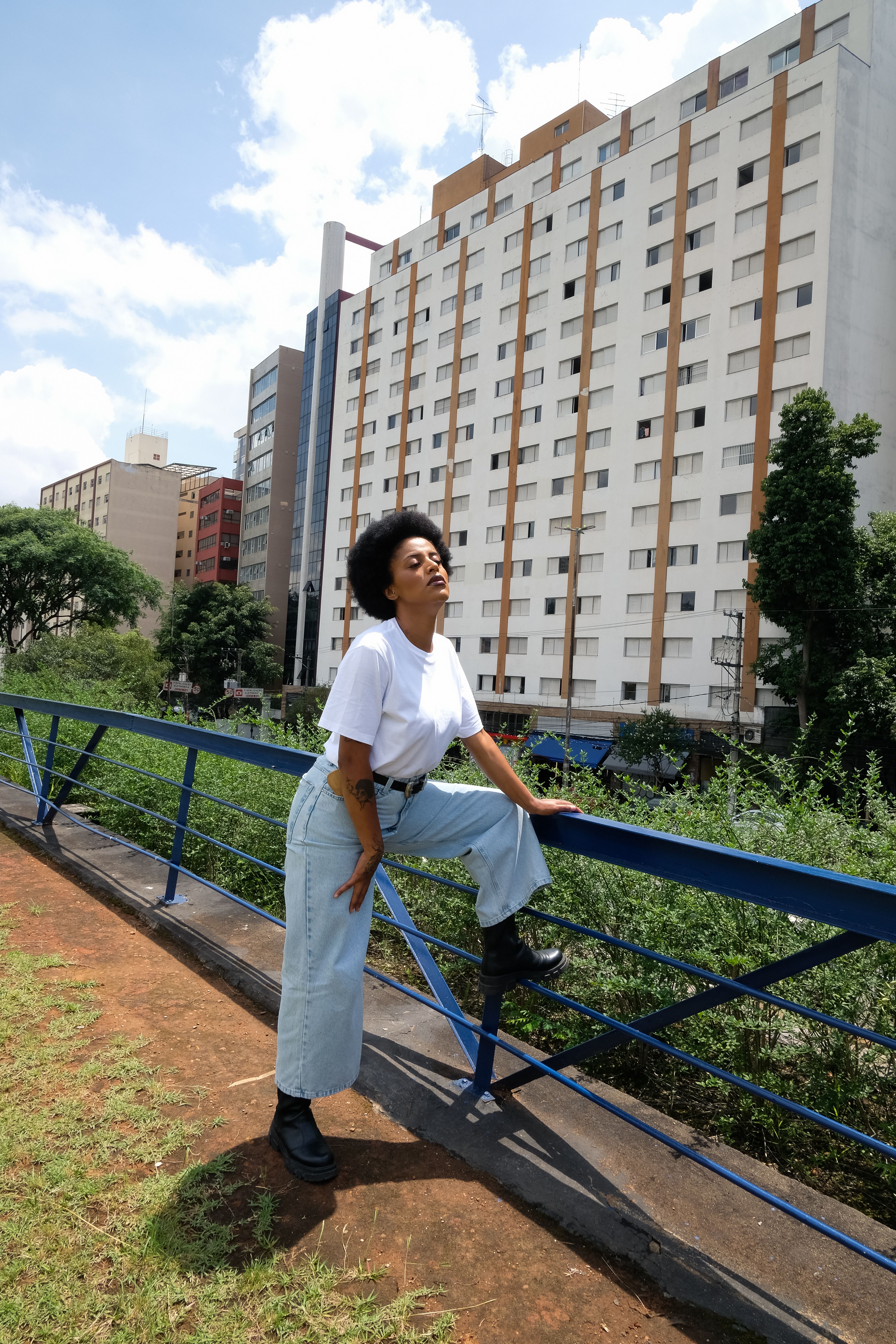 Camiseta Oversized Preta Estampada