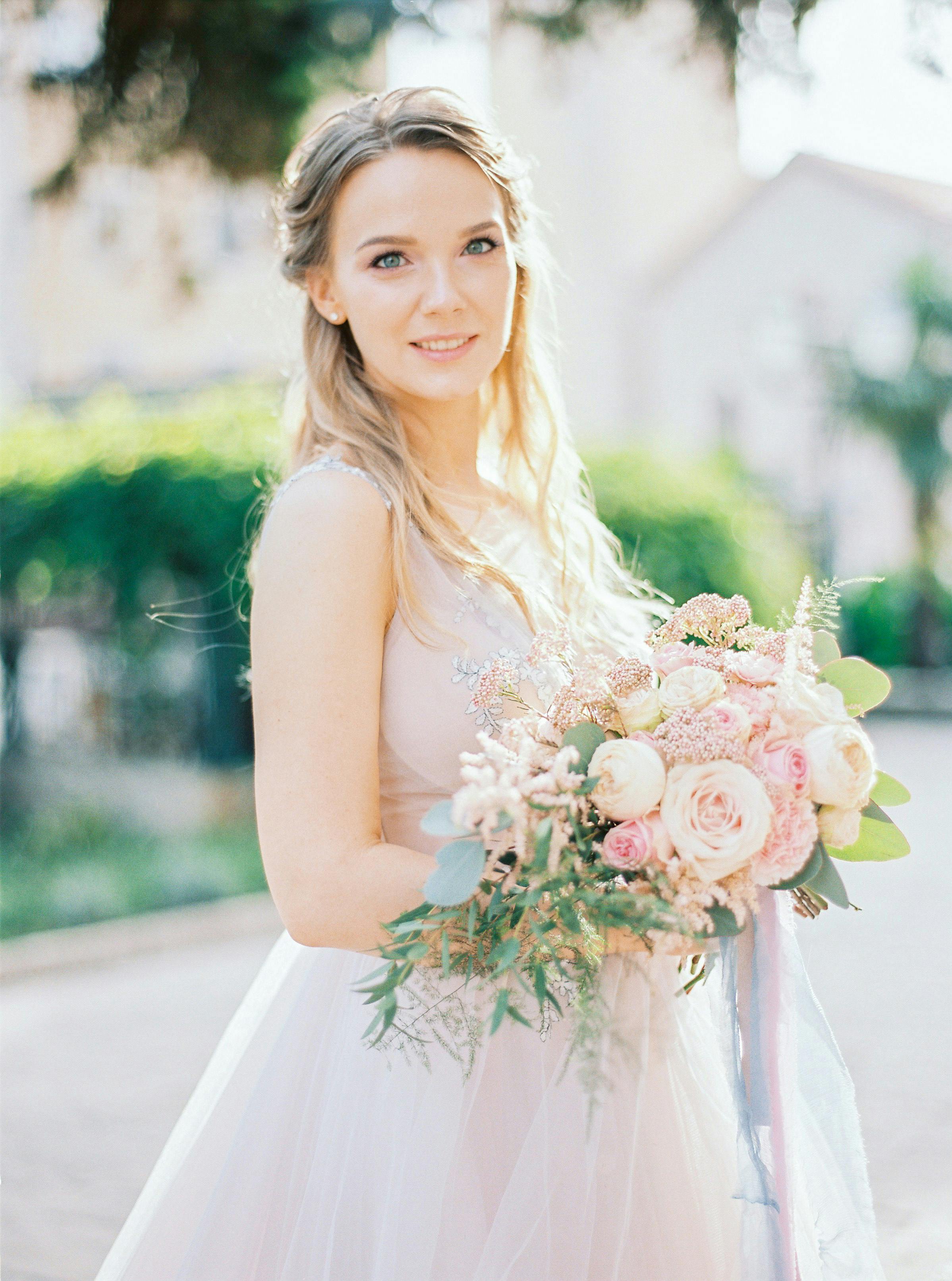 Women in Wedding Dresses and with Flowers · Free Stock Photo