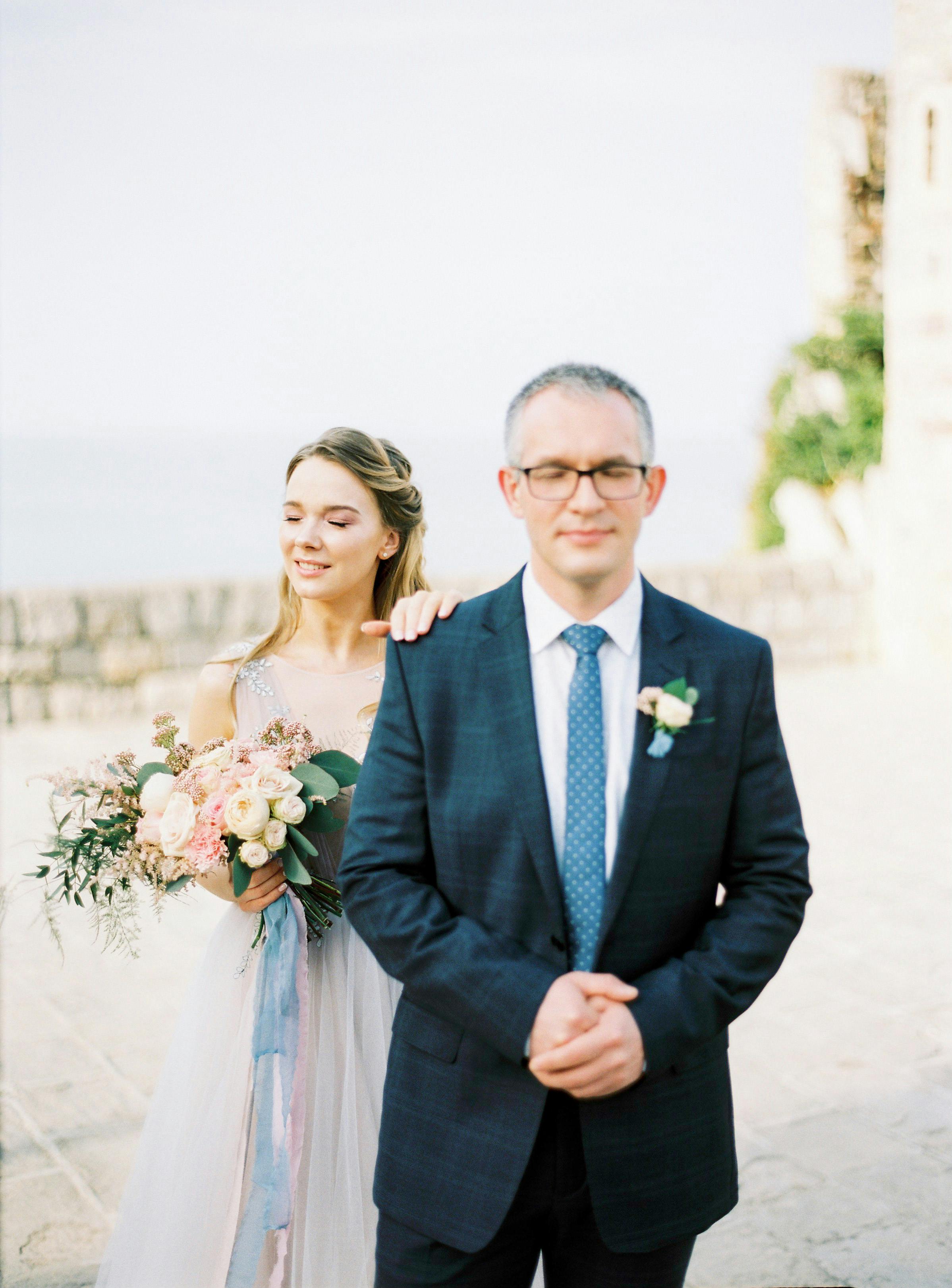 Married Couple with Closed Eyes Free Stock Photo