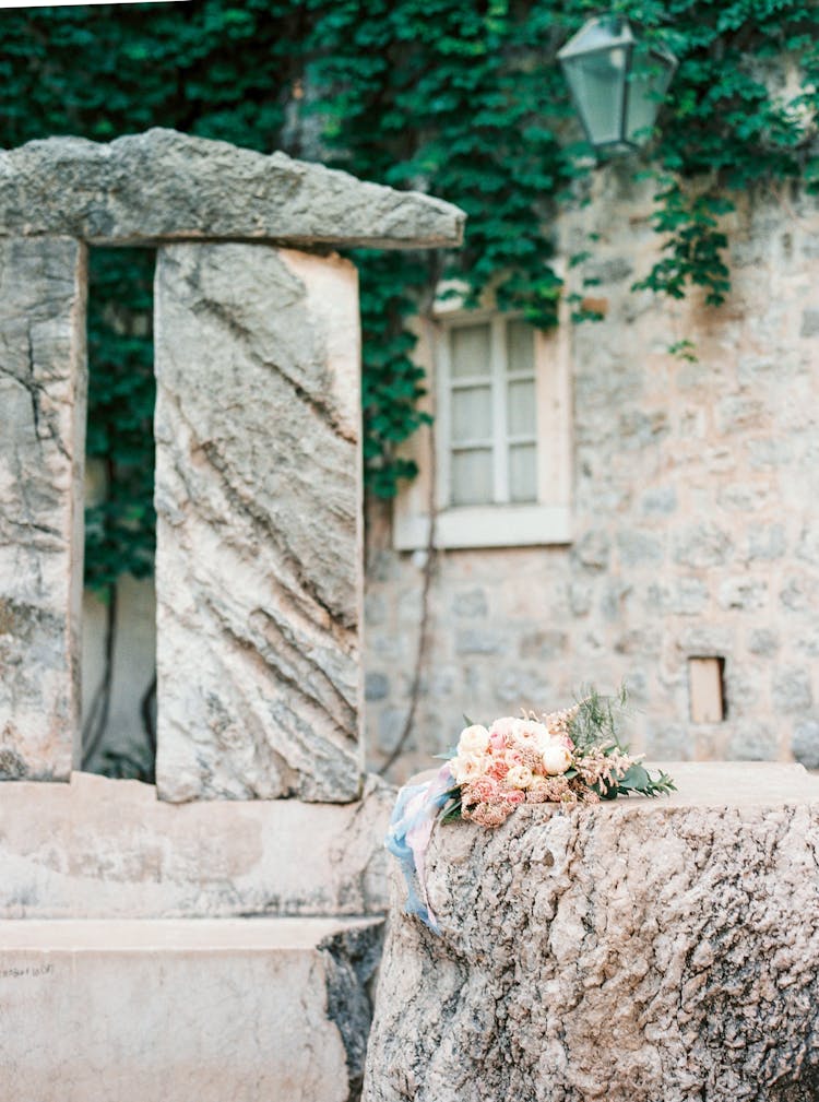 Bouquet On A Rock 