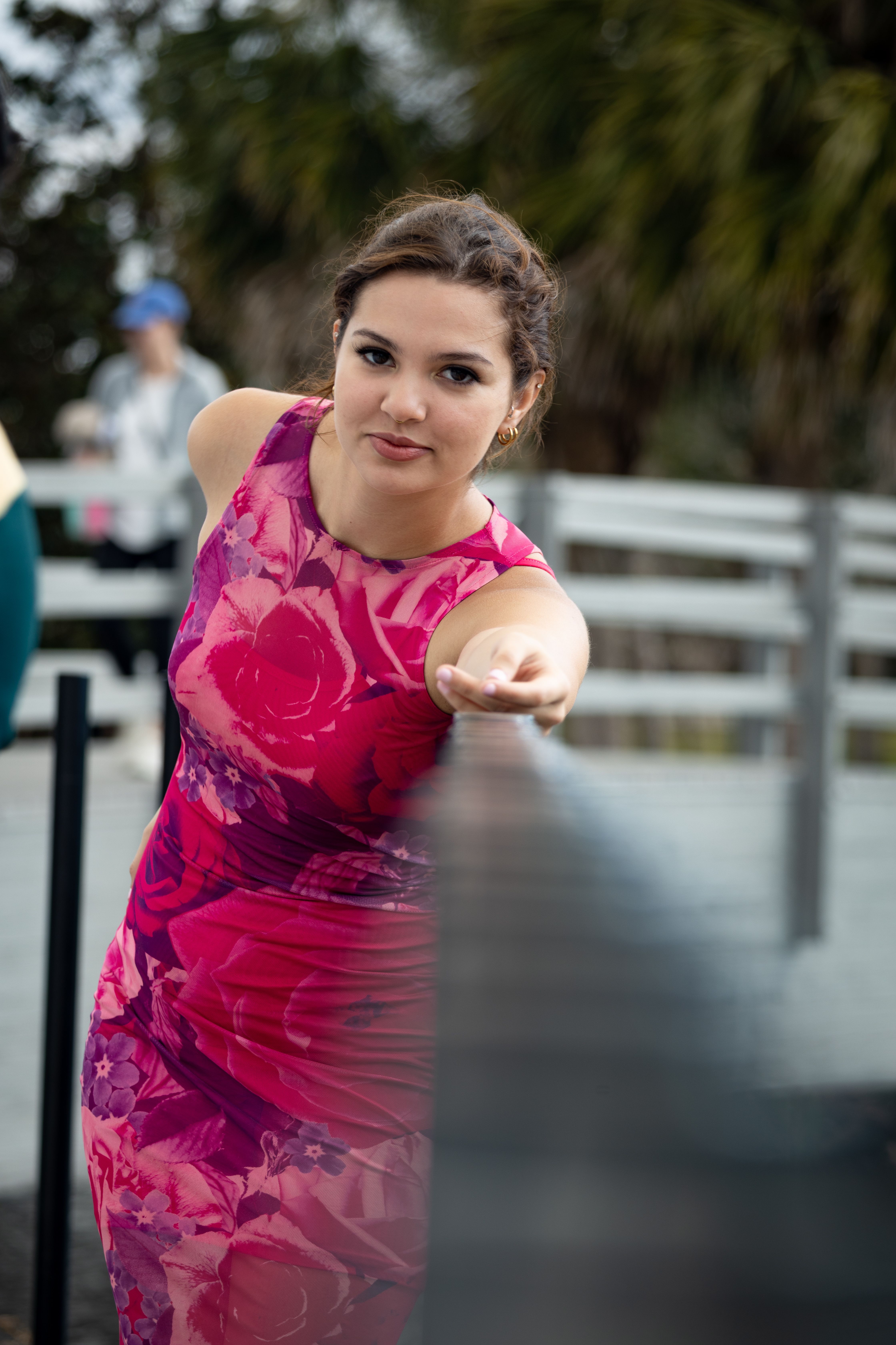 A Woman Wearing Pink Bodycon Dress · Free Stock Photo
