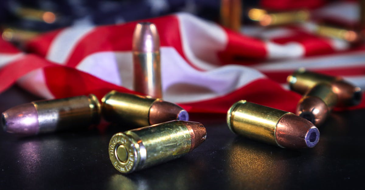Bullets by American Flag · Free Stock Photo