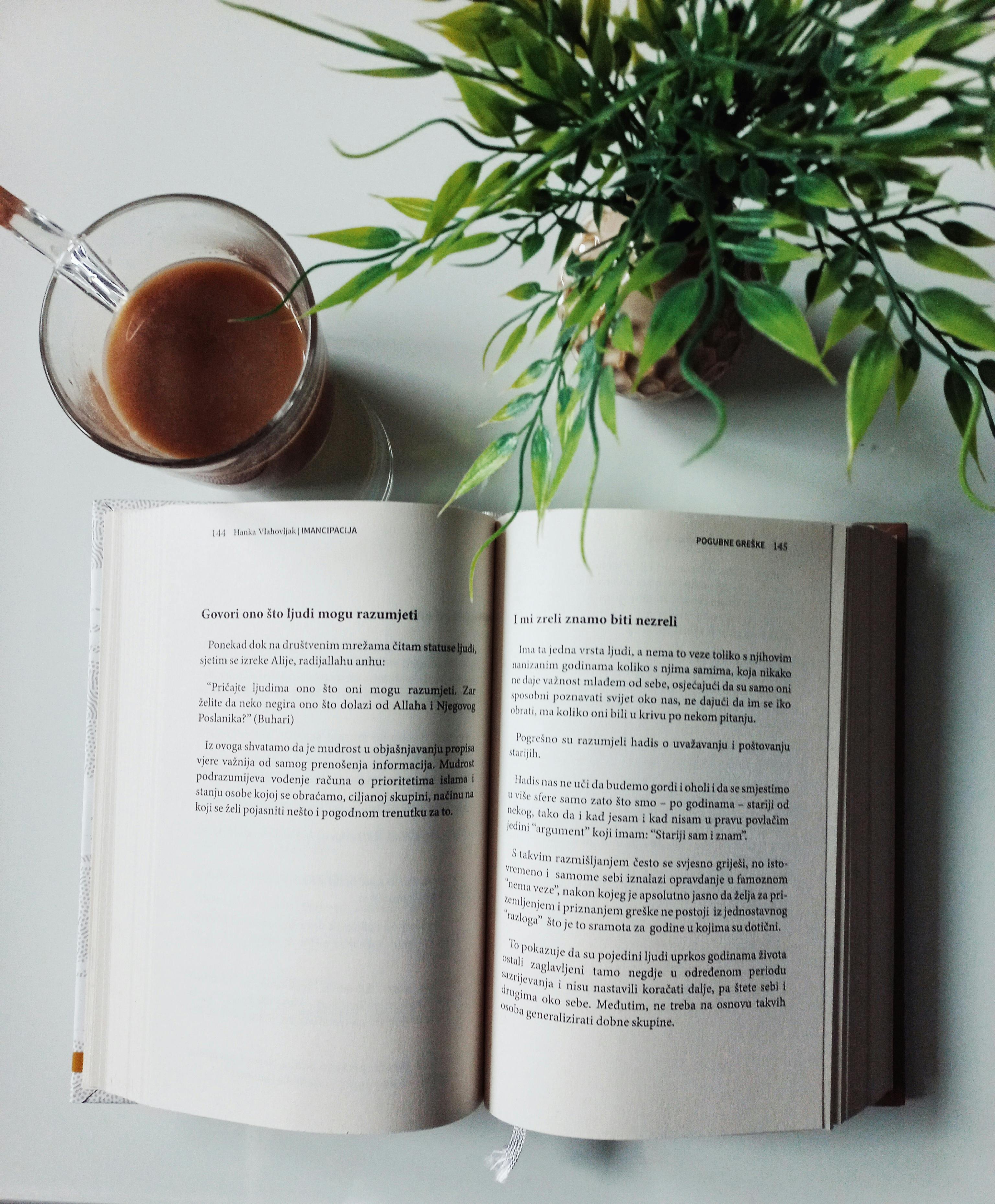 Aesthetic Coffee or Tea Mug on Book Stack | Poster