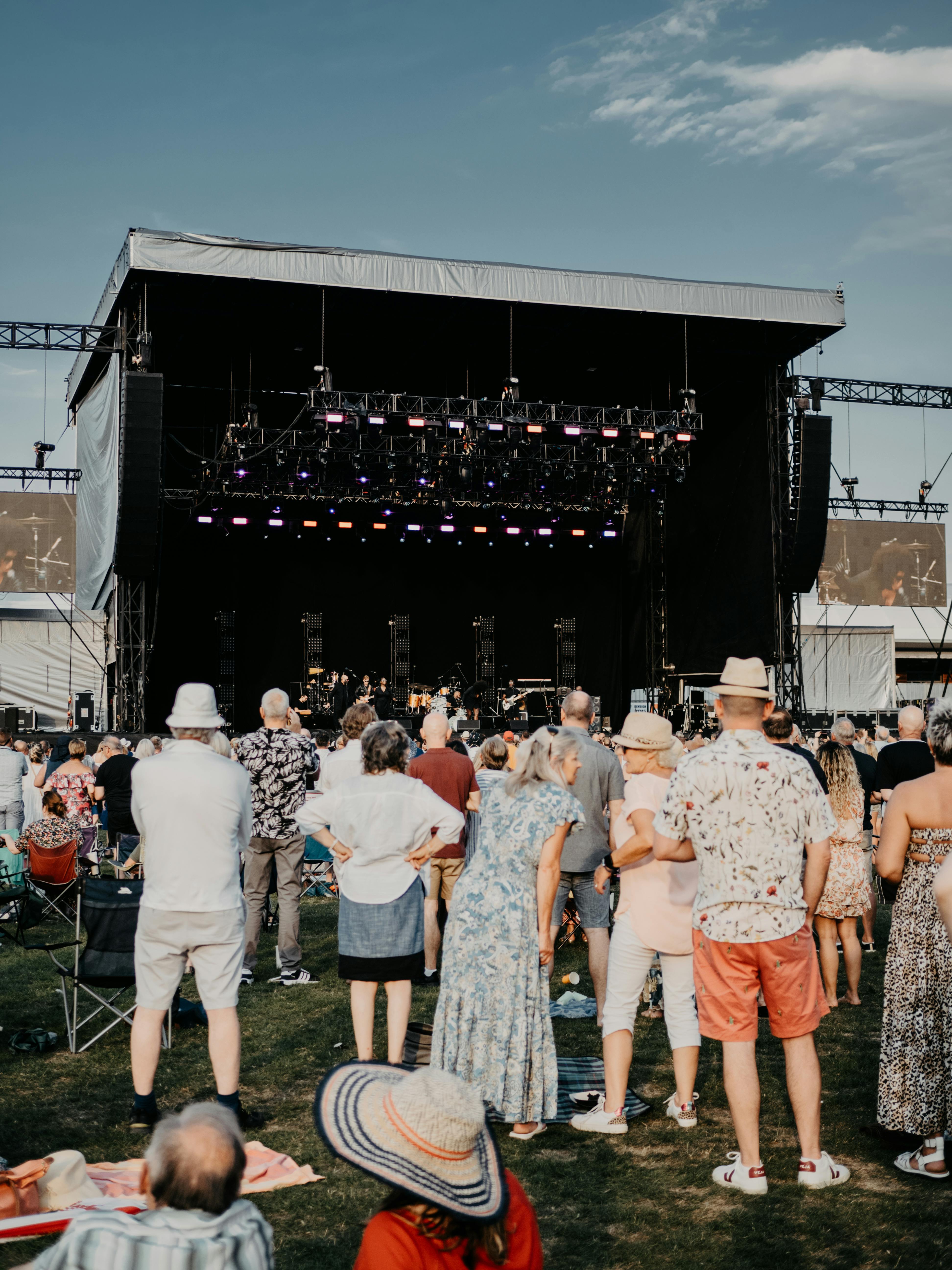 Photo Of Crowd In Front Of Stage · Free Stock Photo