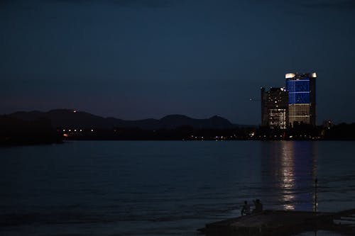 Kostenloses Stock Foto zu bonn, nacht, rhein