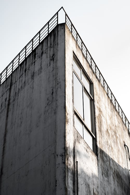 The Corner of a Concrete Building