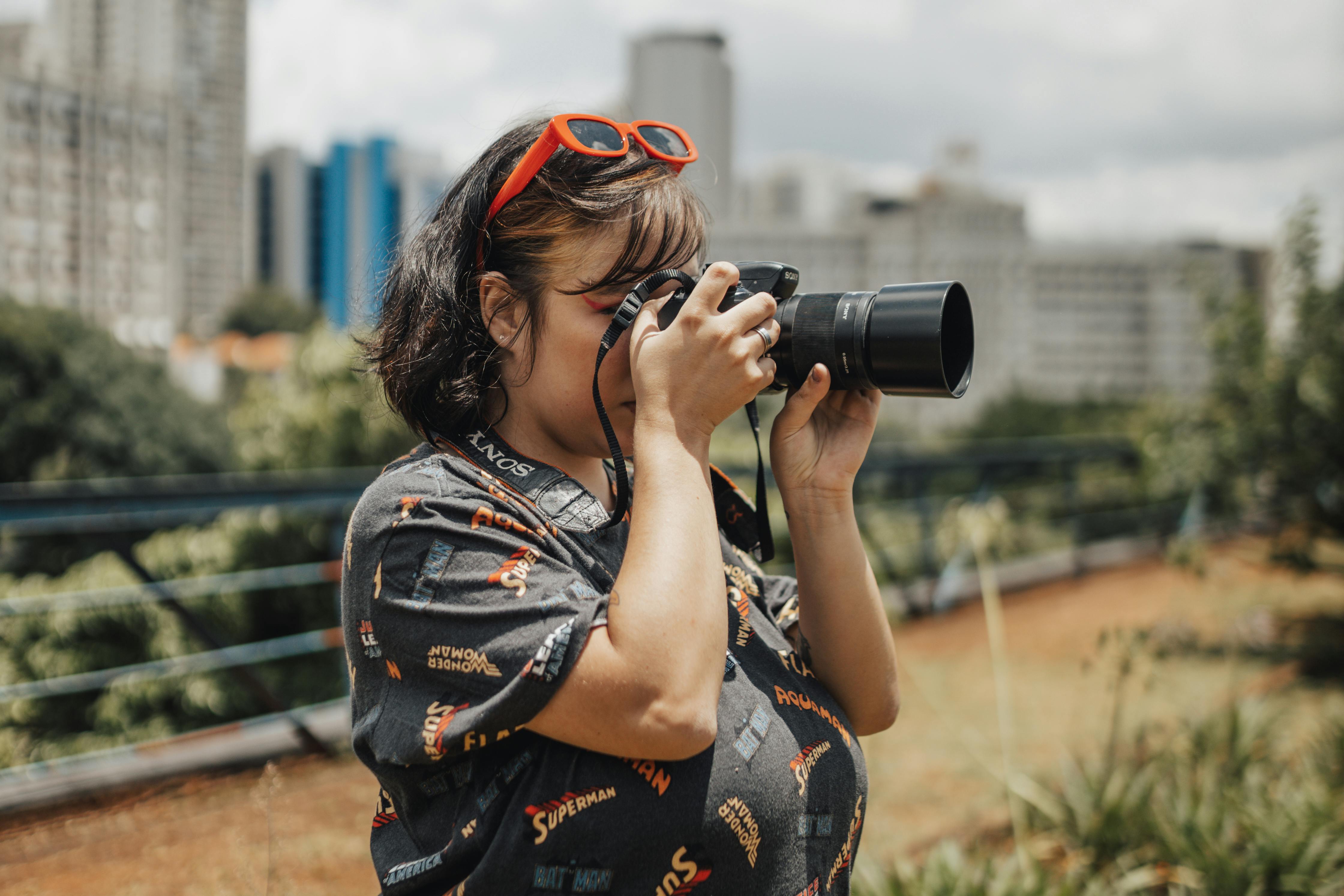 Woman Taking a Picture · Free Stock Photo