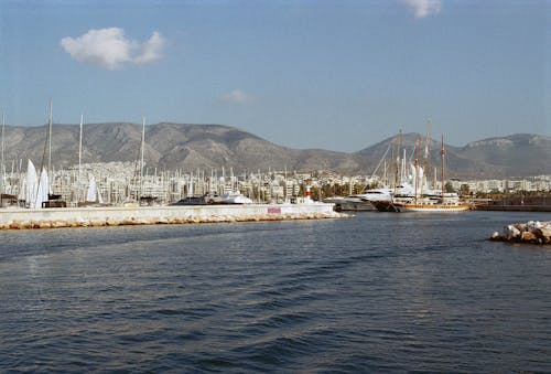 Boats Moored at Port