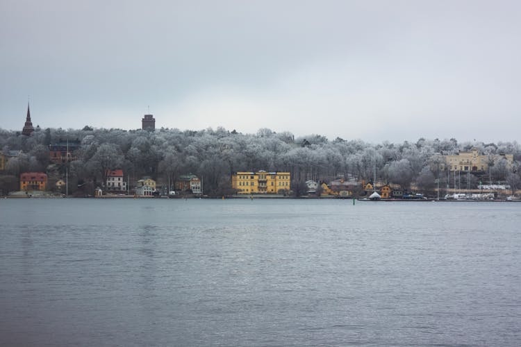 Harbor In Stockholm In Winter 