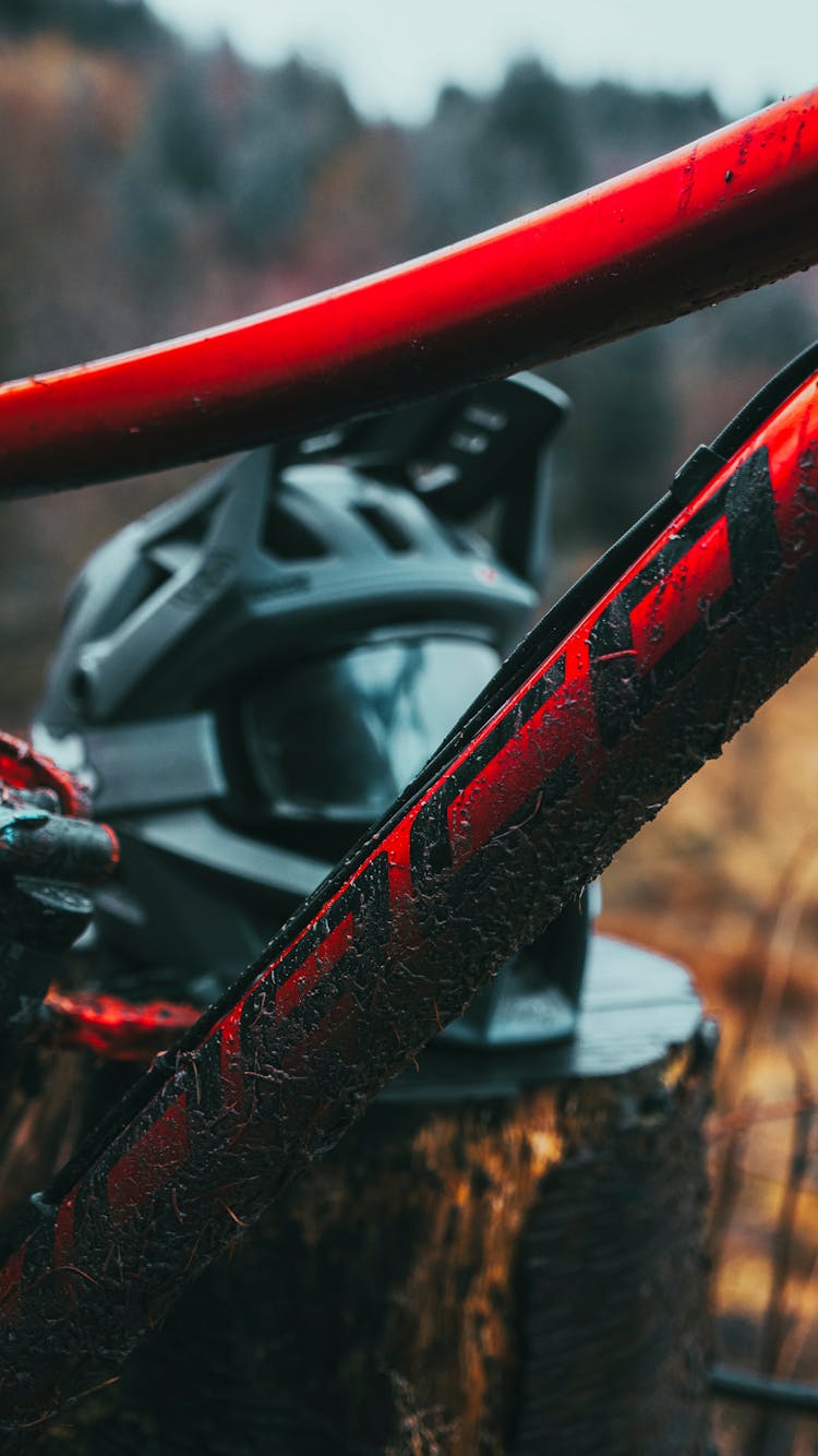 Mud On Bicycle Frame