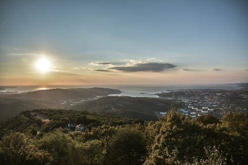 Бесплатное стоковое фото с Адриатическое море, закат, луч солнца