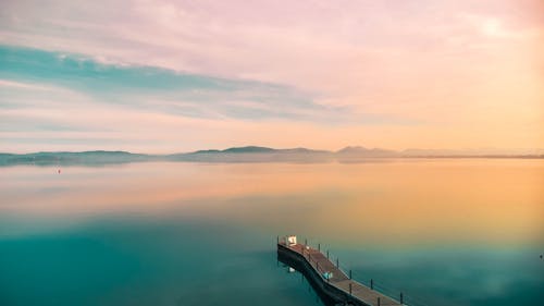 Immagine gratuita di acqua, in legno, lago