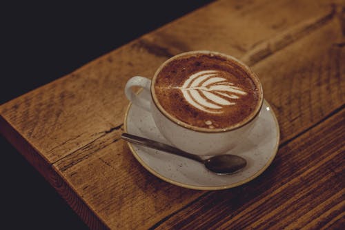 Foto d'estoc gratuïta de art latte, beguda calenta, cafè