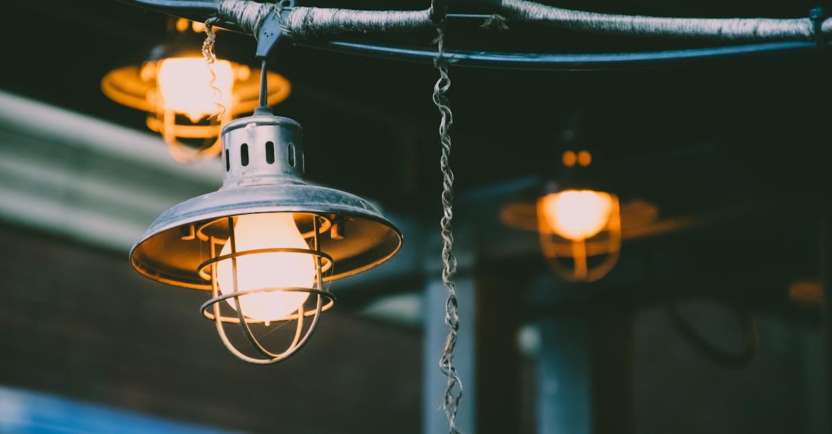 Soft Lamps With Warm Light