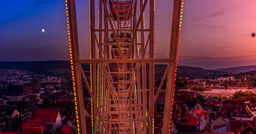 Free stock photo of big wheel, city center, festival