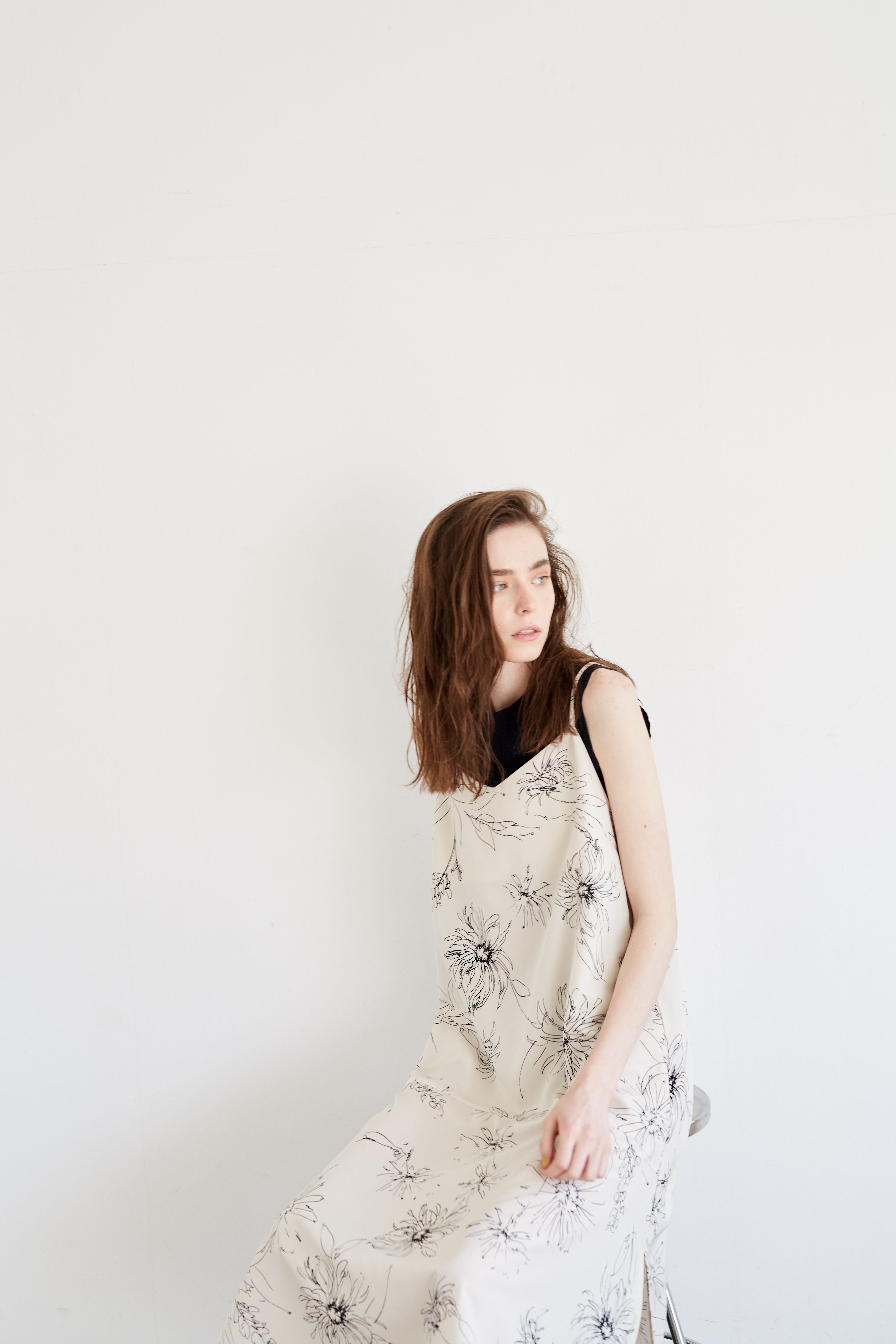 Woman in a Floral Dress · Free Stock Photo