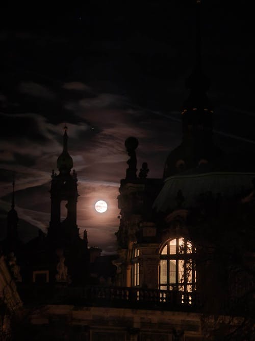 Free stock photo of city at night, dresden, germany