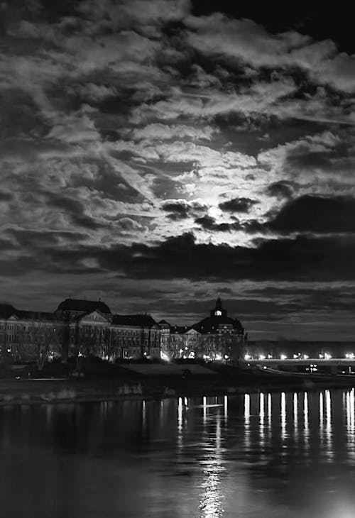 Free stock photo of city at night, dresden, germany