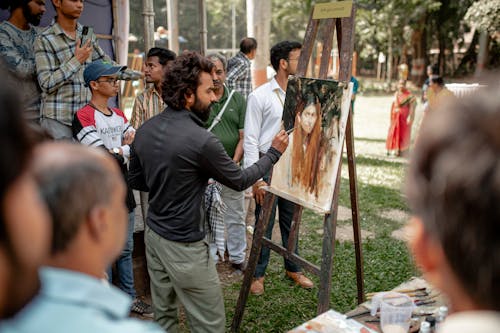 คลังภาพถ่ายฟรี ของ กระดาน, การทาสี, การยืน