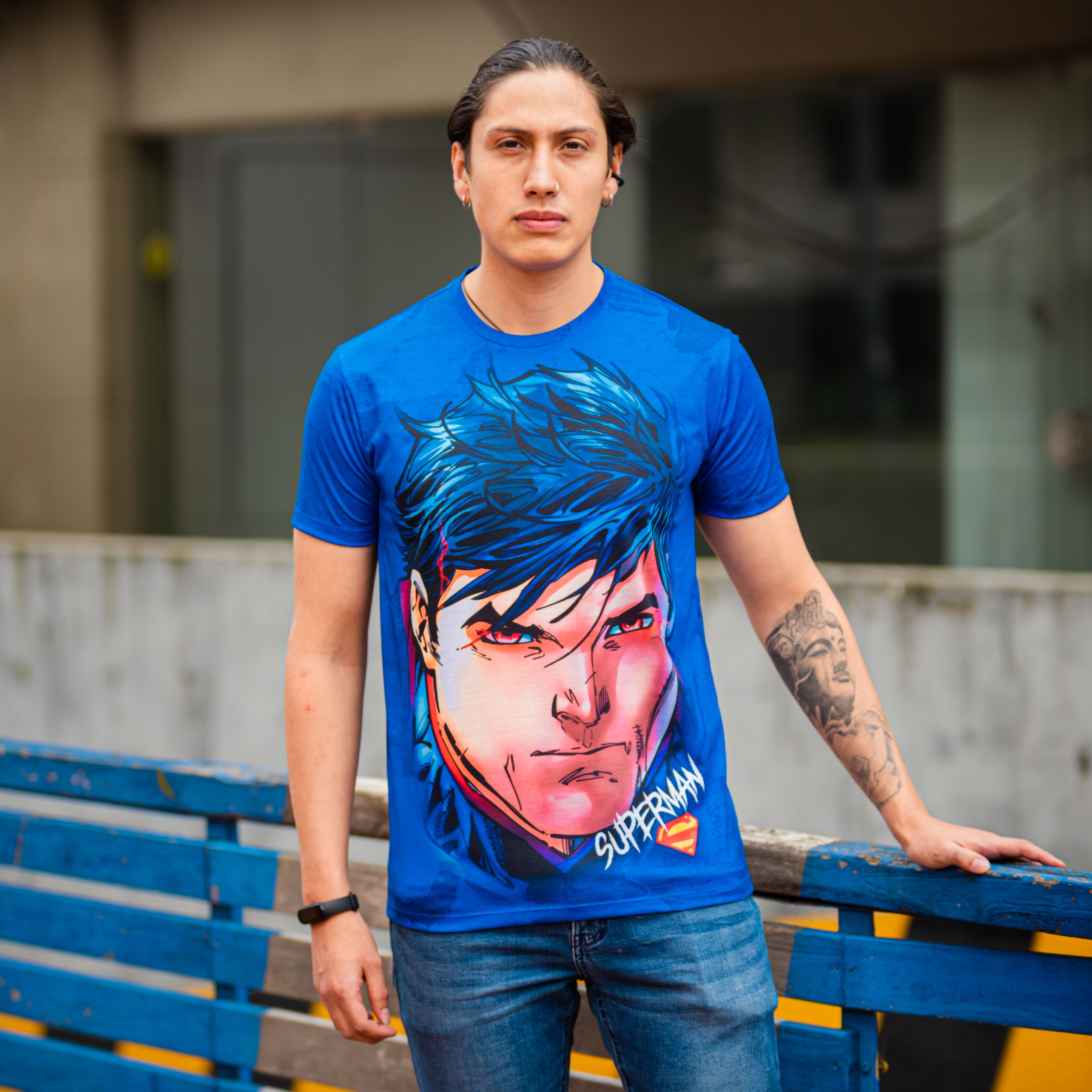 Man Posing in T-shirt