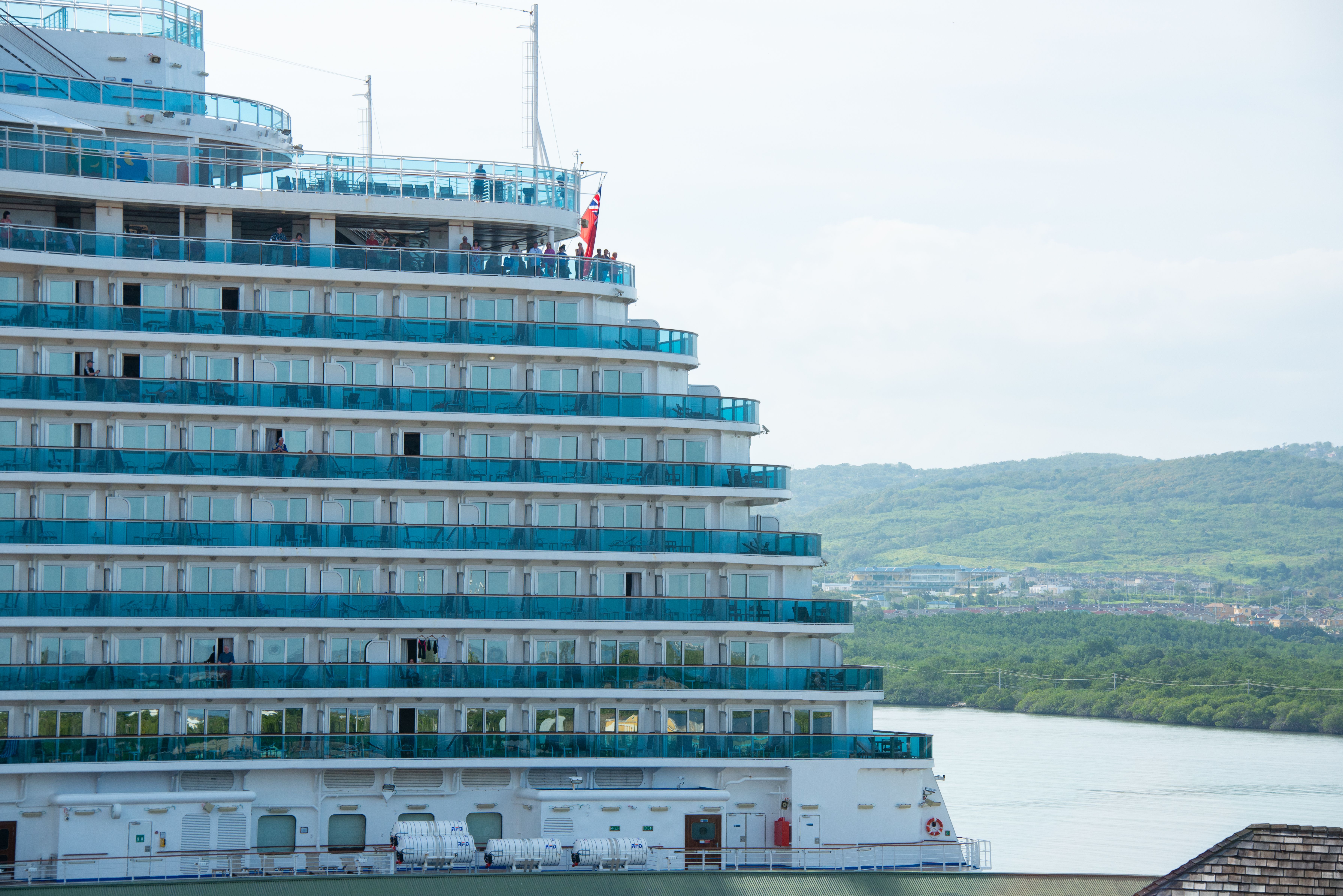 Balconies of the Regal Princess Cruise Ship · Free Stock Photo