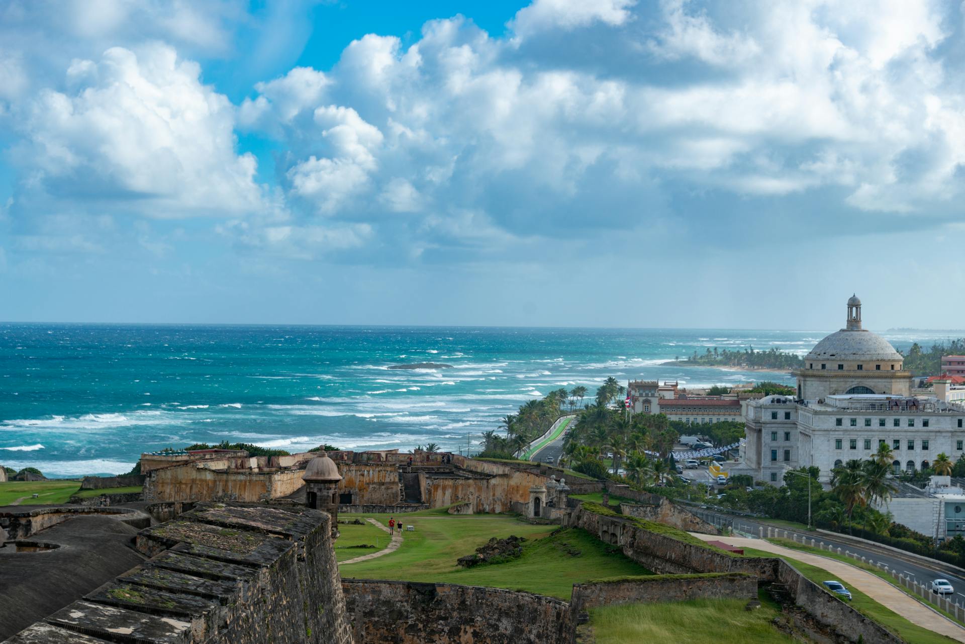 Cityscape of San Juan on Puerto Rico