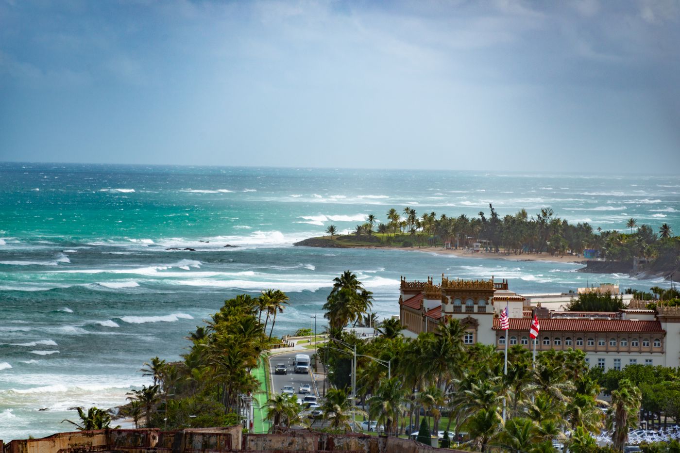 San Juan to Fajardo coastal cycling route