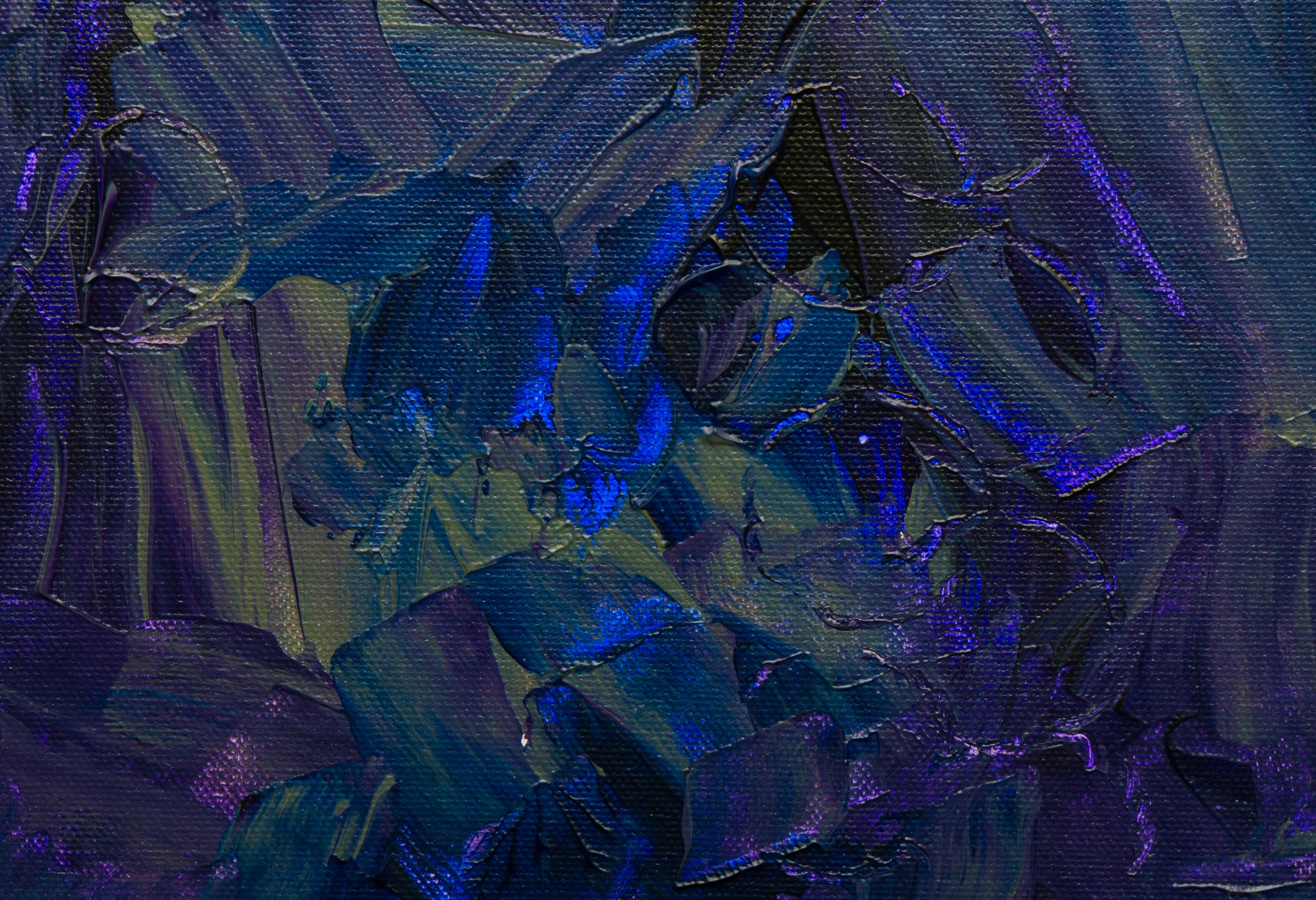 Blue and Purple Abstract Art · Free Stock Photo