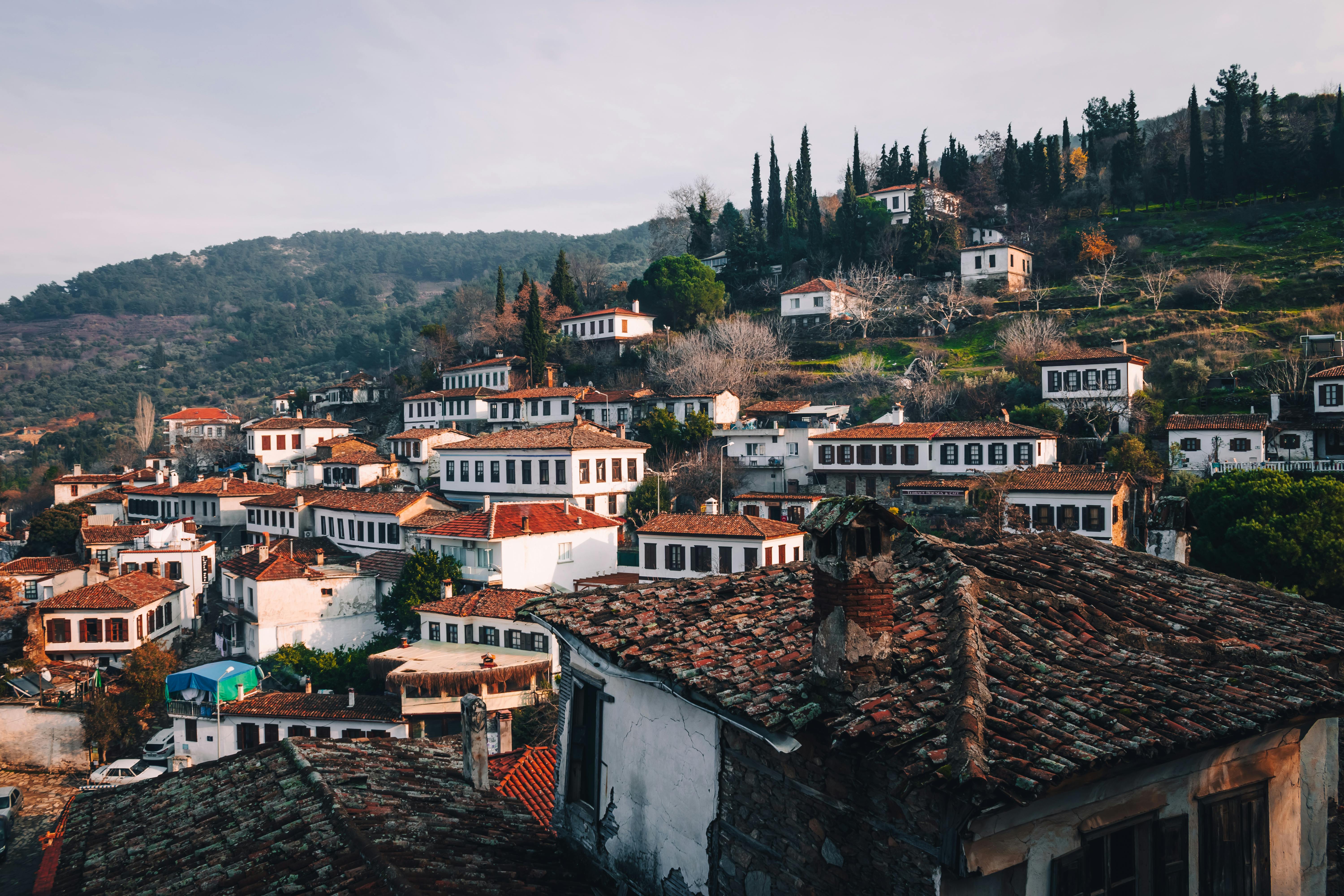 Aerial View of Sirince, Turkey · Free Stock Photo