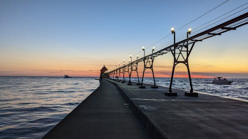 South Haven Pier and Lighthouse, Michigan, United States
