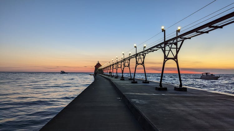 South Haven Pier And Lighthouse, Michigan, United States