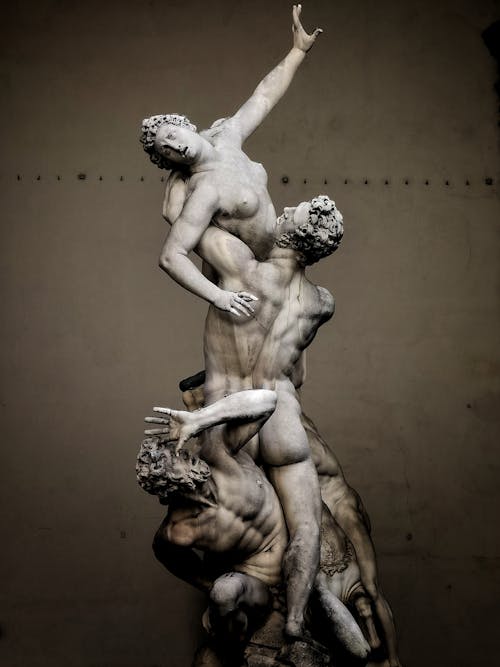 Abduction of a Sabine Woman Sculpture 