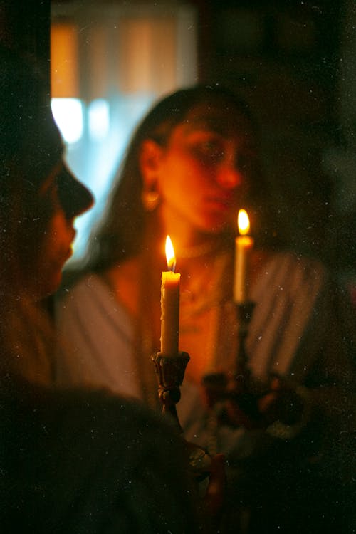 Women with Wax Candles