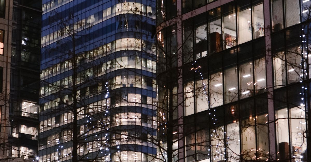 Exterior Glass Windows Modern Architectural Design of a High rise ...