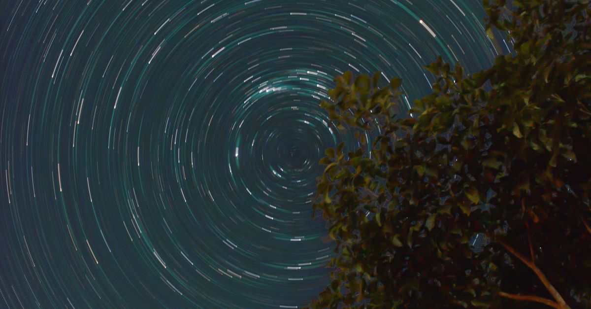 Circle Path Star Circular Star Trails 路 Free Stock Photo