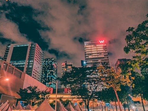 Free Bonifacio Global City Lights Stock Photo