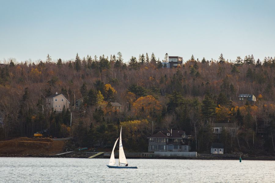 Baddeck Nova Scotia Bras d'Or Lake view