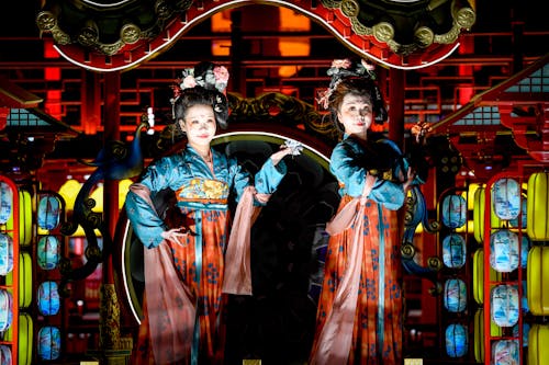 Women in Oriental Dresses