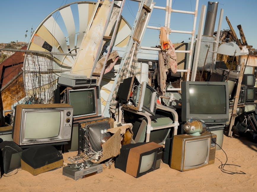 crt, e-waste, tvsの無料の写真素材