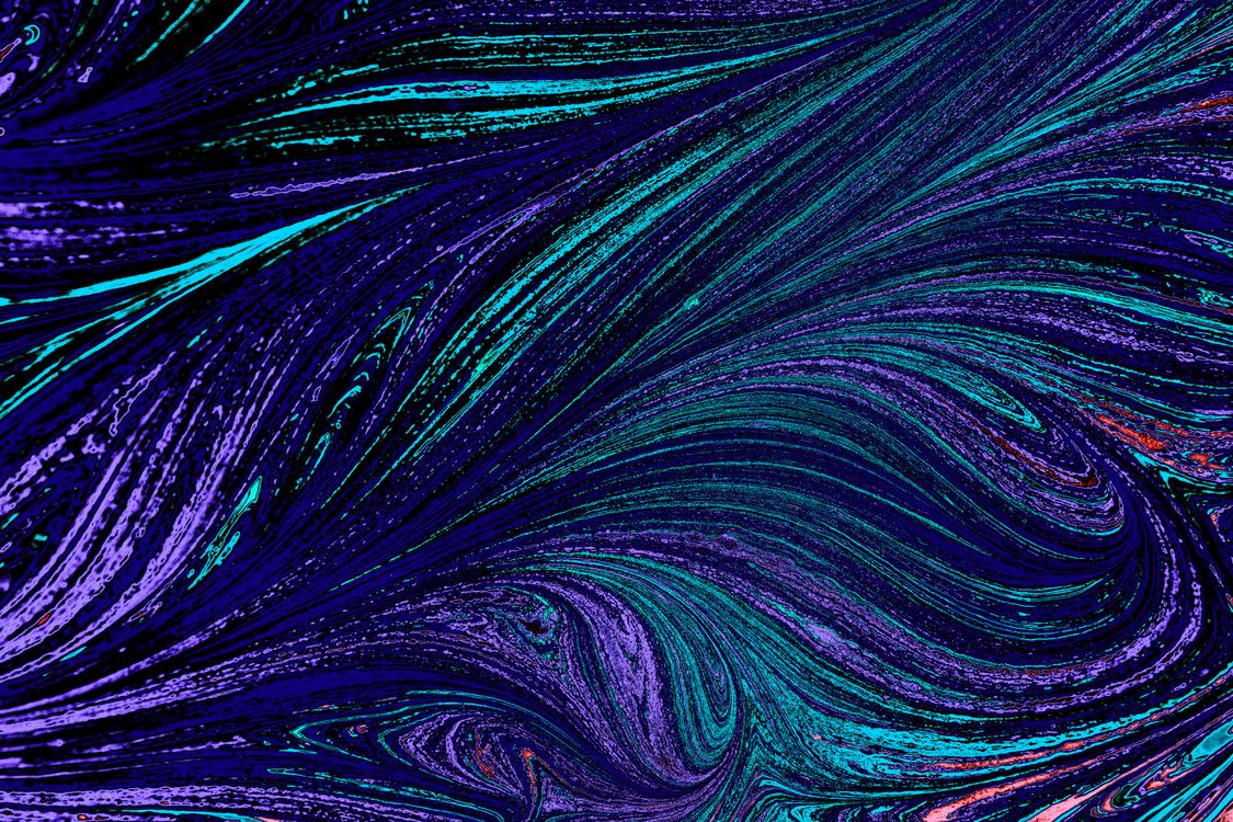 Abstract Blue Thread Like Blue Abstract Pattern · Free Stock Photo