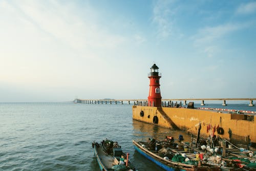 Foto stok gratis Cina, landmark lokal, laut