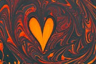 Abstract Art with Heart Shape