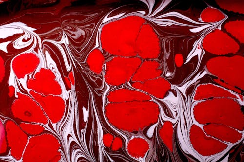 Darmowe zdjęcie z galerii z abstrakcyjny, akryl, czerwony