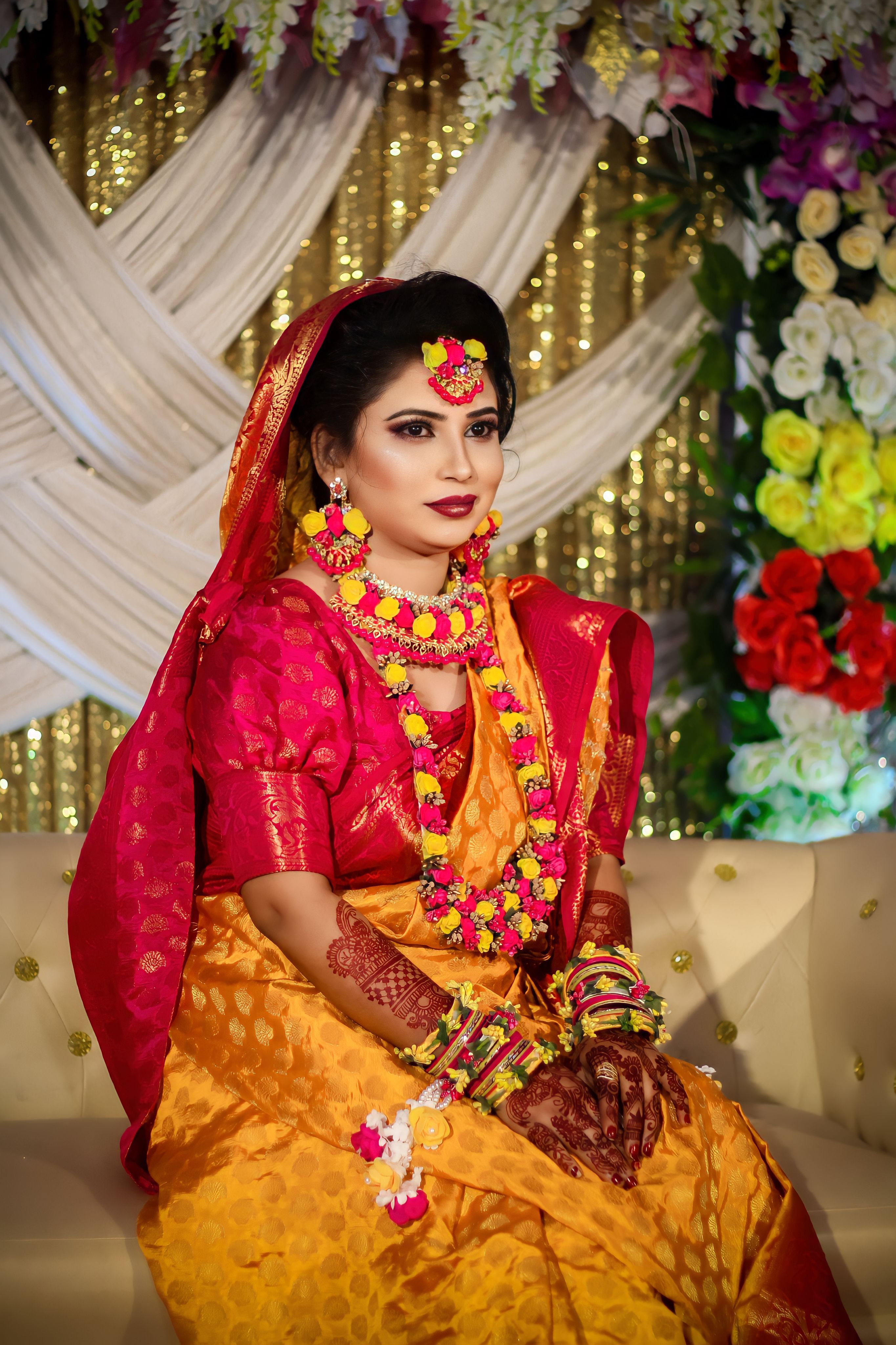 Portrait of a Woman Wearing a Traditional Dress · Free Stock Photo