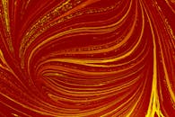 Red Acrylic Abstract Art